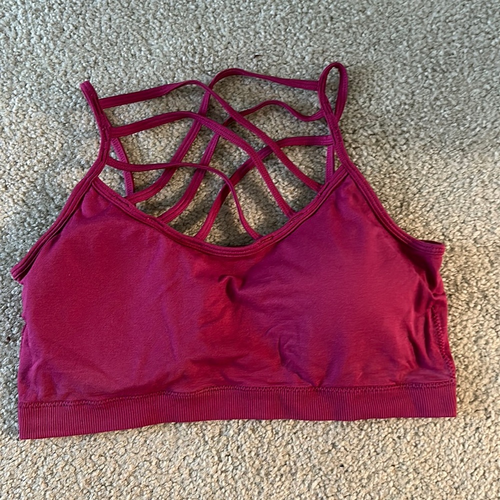 Zenana Women's Front Lattice Bralette